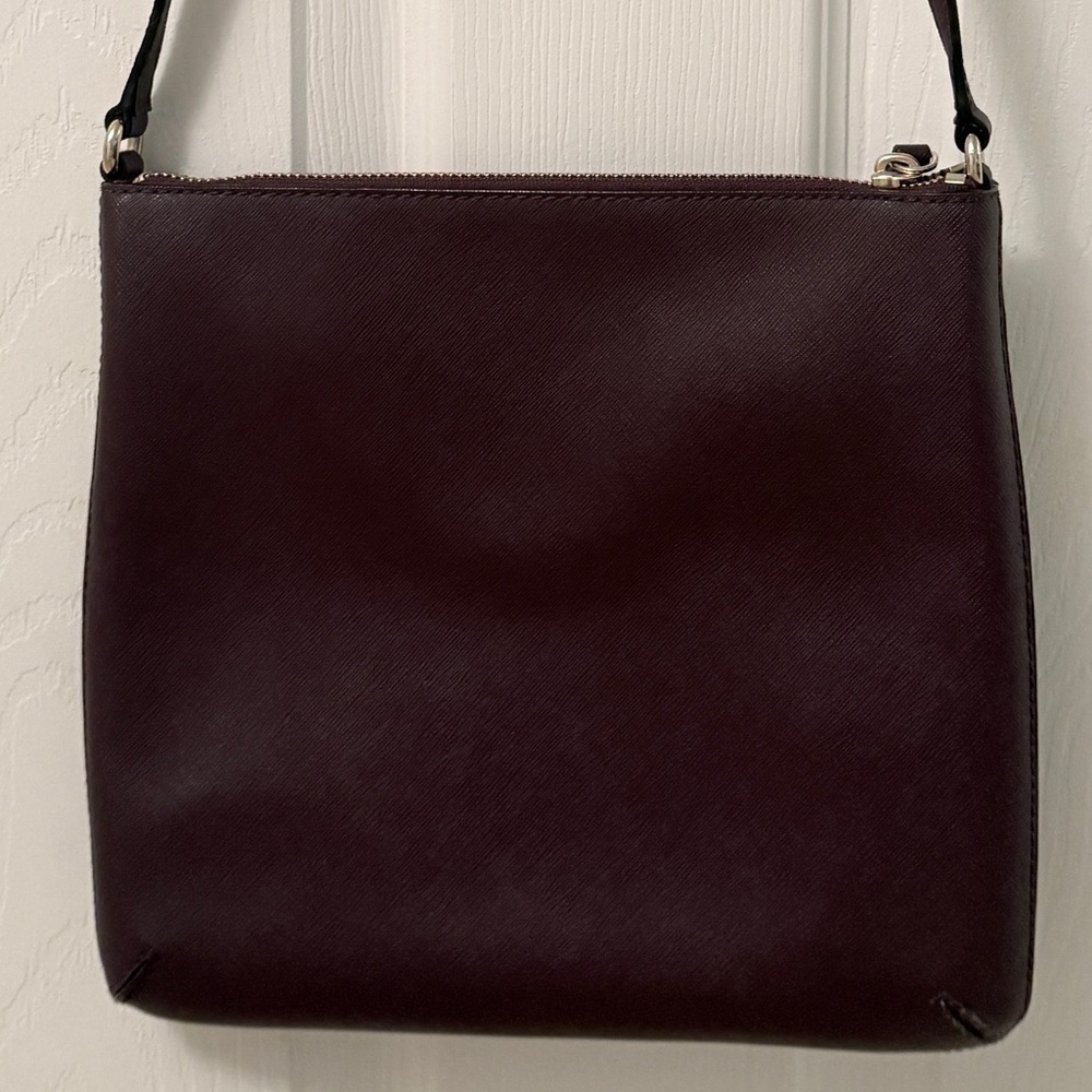 EXCELLENT CONDITION KATE SPADE Rima Laurel Way Crossbody Plum Color - Picture 6 of 11